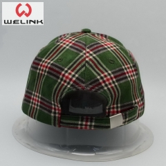 Cotton Twill Checked Dad Cap