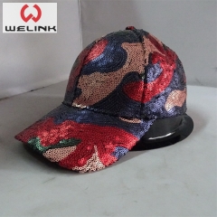 Colorful Custom Women Sequin Dad Hat Baseball Cap