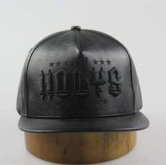 Men sports cap custom snapback caps PU leather snapback hats