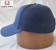 Welink High Quality Embroidery Patch Cotton Navy Blue Baseball Cap