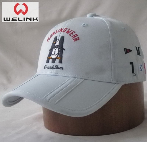 Welink High Quality Embroidery Custom Logo Folding Brim Baseball Cap