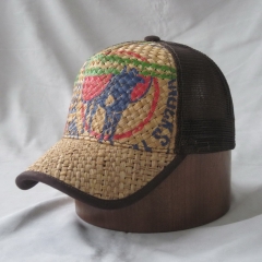 Fashion Popular retro baseball straw hat