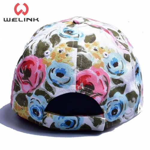Custom Flower Sublimation Baseball Cap Sport Dad Hat