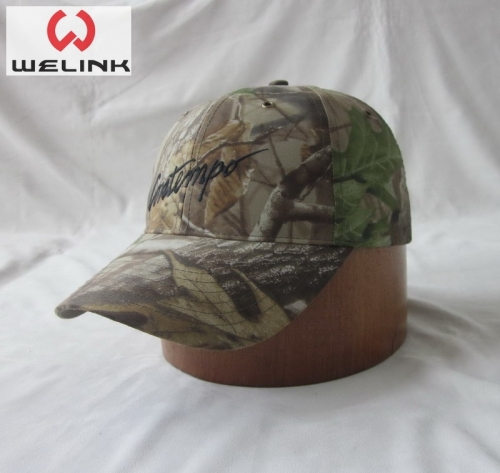 Welink High Quality Embroidery Camo Cotton Baseball Cap