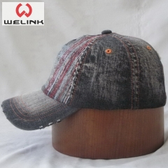 Welink High Quality Textile Sanding Print Logo Baseball Cap