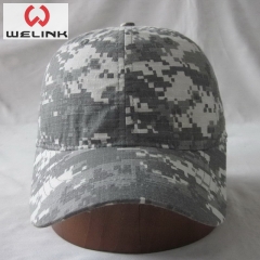 Welink High Quality Cotton Camo Hook&Loop Baseball Cap