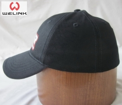 Welink High Quality Embroidery Custom Logo Sandwich Brim Cotton Baseball Cap