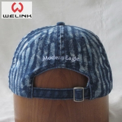 Welink High Quality Strip Washed Embroidery Logo Baseball Cap