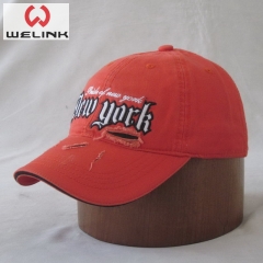 Sandwich Washed Custom Embroidery Dad Cap