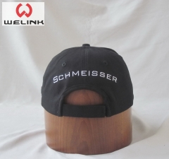 Unisex Black Embroidery Sport Dad Hat