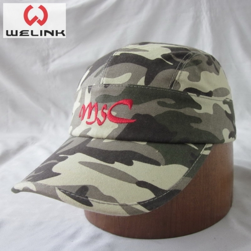 Five panel caps camouflage customizable logo outdoors cool man hats