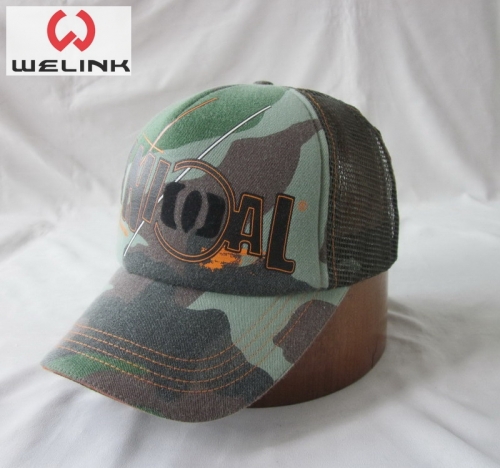 Fashion Popular retro baseball camouflage trucker hat