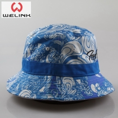 Manufacturer Price Full Printing Flower Fisherman Hat Bucket Cap