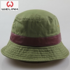 Classic Army Green Bucket Cap Zipper Fisherman Hat
