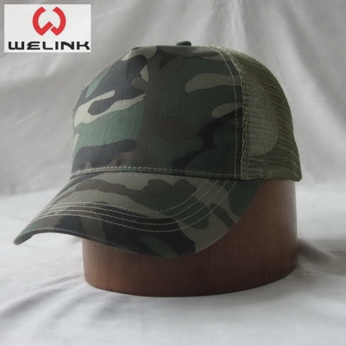 Fashion Popular retro baseball camouflage trucker hat