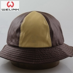 PU Leather Fisherman Hat Bucket Cap