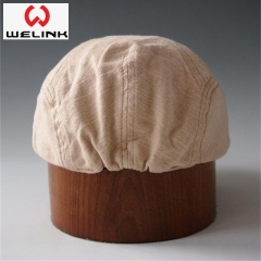 Linen Plain Adjustable Custom Logo Ivy Hat And Cap