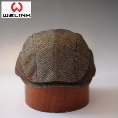 New Style Tweed Classic Fashion Vintage Ivy Cap